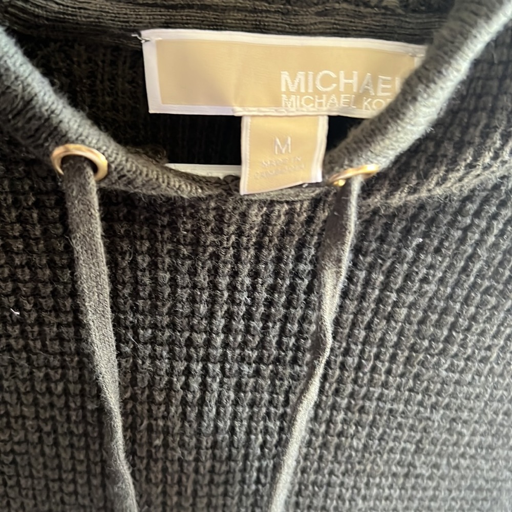 Michael Kors Hooded Green Sweater View 3